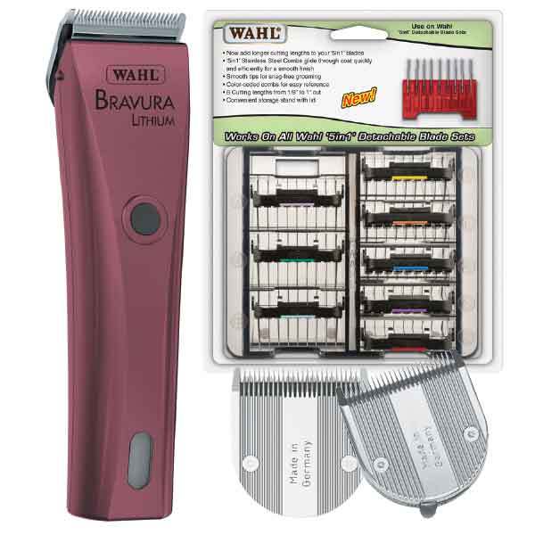 wahl bravura lithium clipper kit